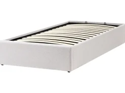 Seng med opbevaring uden gavl DINAN Lysegrå 90 x 200 cm