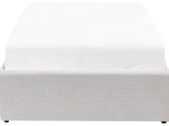 Seng med opbevaring uden gavl DINAN Lysegrå 90 x 200 cm