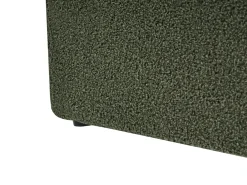 Seng med opbevaring uden gavl DINAN Boucle Mørkegrøn 140 x 200 cm