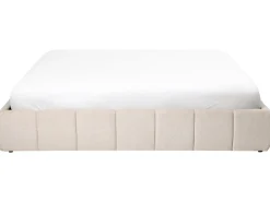 Seng med opbevaring uden gavl GENAS Lys Beige 180 x 200 cm