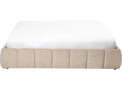 Seng med opbevaring uden gavl GENAS Beige 160 x 200 cm