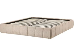 Seng med opbevaring uden gavl GENAS Beige 160 x 200 cm