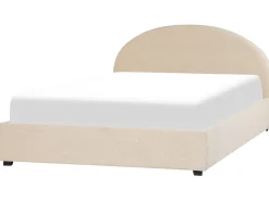 Seng med opbevaring VAUCLUSE Boucle Beige 180 x 200 cm
