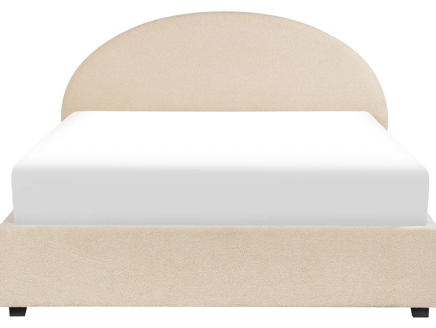 Seng med opbevaring VAUCLUSE Boucle Beige 180 x 200 cm
