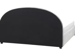 Seng med opbevaring VAUCLUSE Velour Lysegrå 180 x 200 cm
