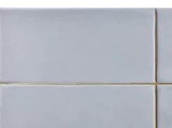 Seng med opbevaring VERNOYES Velour Lysegrå 160 x 200 cm