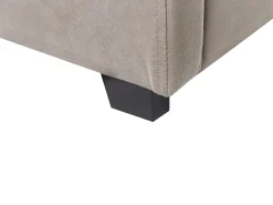 Seng med opbevaring VINCENNES Velour Brungrå 180 x 200 cm