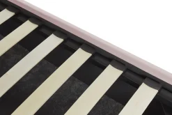Seng med opbevaring VINCENNES Velour Pastellrosa 180 x 200 cm
