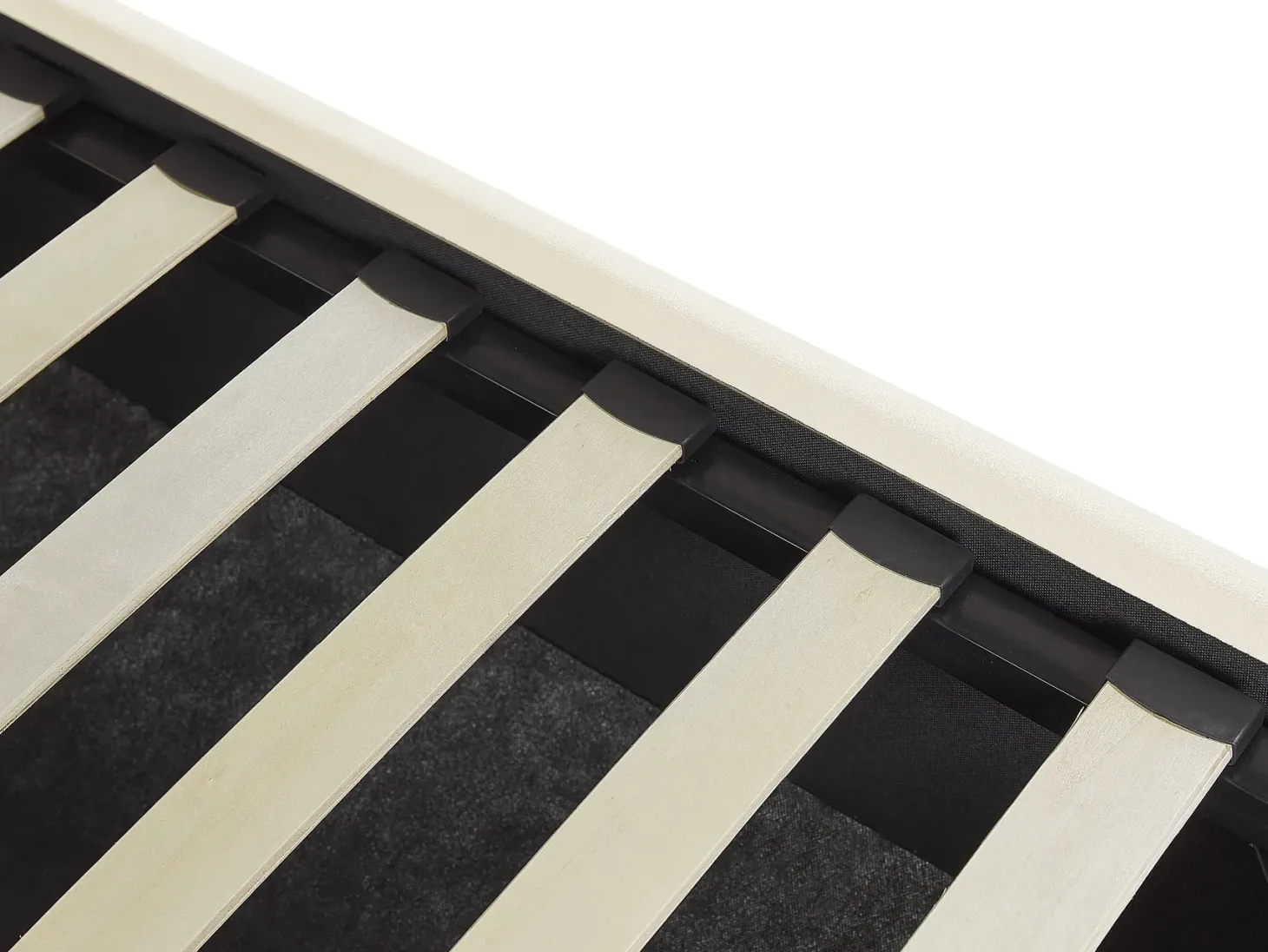 Seng med opbevaring VINCENNES Velour Cremehvid 180 x 200 cm