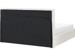 Seng med opbevaring VION Boucle Cremehvid 180 x 200 cm
