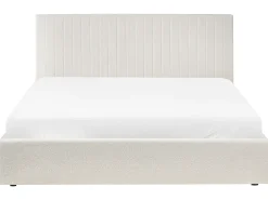 Seng med opbevaring VION Boucle Cremehvid 180 x 200 cm