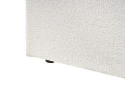 Seng med opbevaring VION Boucle Cremehvid 180 x 200 cm