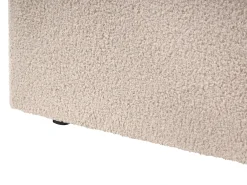 Seng med opbevaring VION Boucle Beige 180 x 200 cm