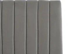 Seng med opbevaring VION Velour Grå 180 x 200 cm