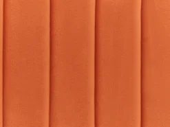 Seng med opbevaring VION Velour Orange 160 x 200 cm
