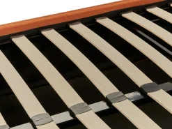 Seng med opbevaring VION Velour Orange 160 x 200 cm