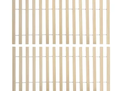Seng med 2 skuffer OLENDON Fyretræ Hvid 180 x 200 cm