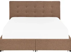 Seng med skuffer til opbevaring LA ROCHELLE Brun 180 x 200 cm