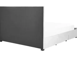 Seng med skuffer til opbevaring LIEVIN Velour Lysegrå 180 x 200 cm