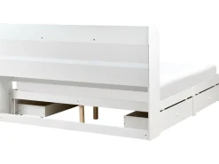 Seng med skuffer til opbevaring BIZOU Hvid 180 x 200 cm