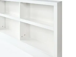 Seng med skuffer til opbevaring TARARE Hvid 180 x 200 cm