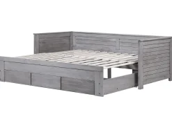 Seng med skuffer til opbevaring Træ CAHORS 90 x 200 cm Grå