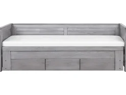 Seng med skuffer til opbevaring Træ CAHORS 90 x 200 cm Grå
