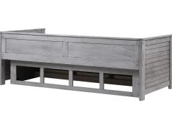 Seng med skuffer til opbevaring Træ CAHORS 90 x 200 cm Grå