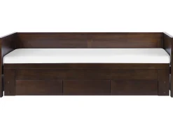 Seng med skuffer til opbevaring Træ CAHORS 90 x 200 cm Mørkebrun