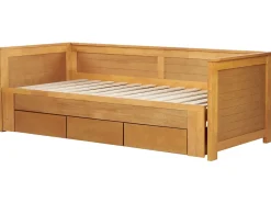 Seng med skuffer til opbevaring Træ CAHORS 90 x 200 cm Brun