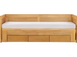 Seng med skuffer til opbevaring Træ CAHORS 90 x 200 cm Brun