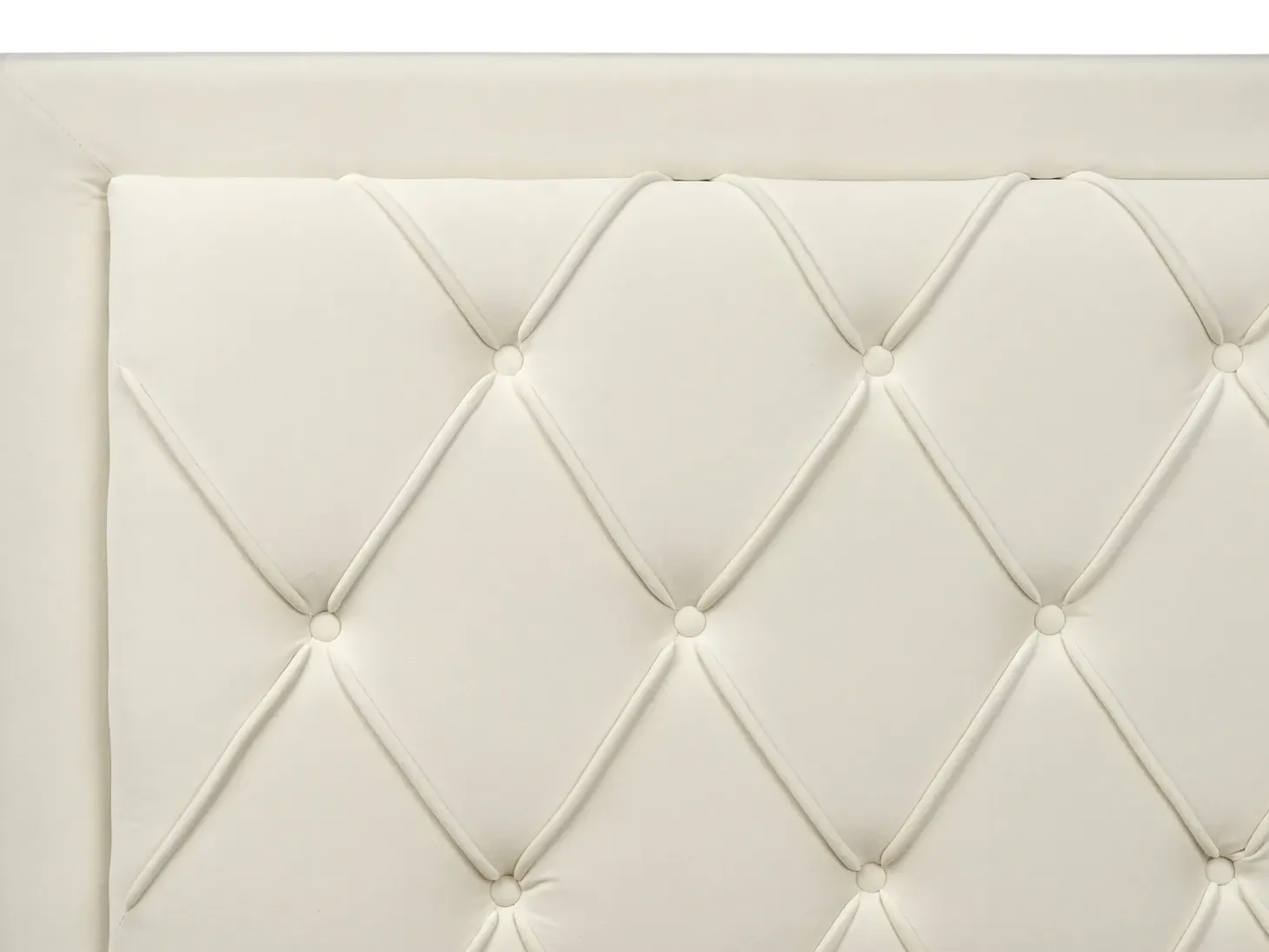 Seng med skuffer til opbevaring LIEVIN Velour Lys Beige 180 x 200 cm