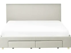 Seng med skuffer til opbevaring SOUTRIN Beige 180 x 200 cm