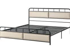 Seng Metal BREUILLET 180 x 200 cm Sort