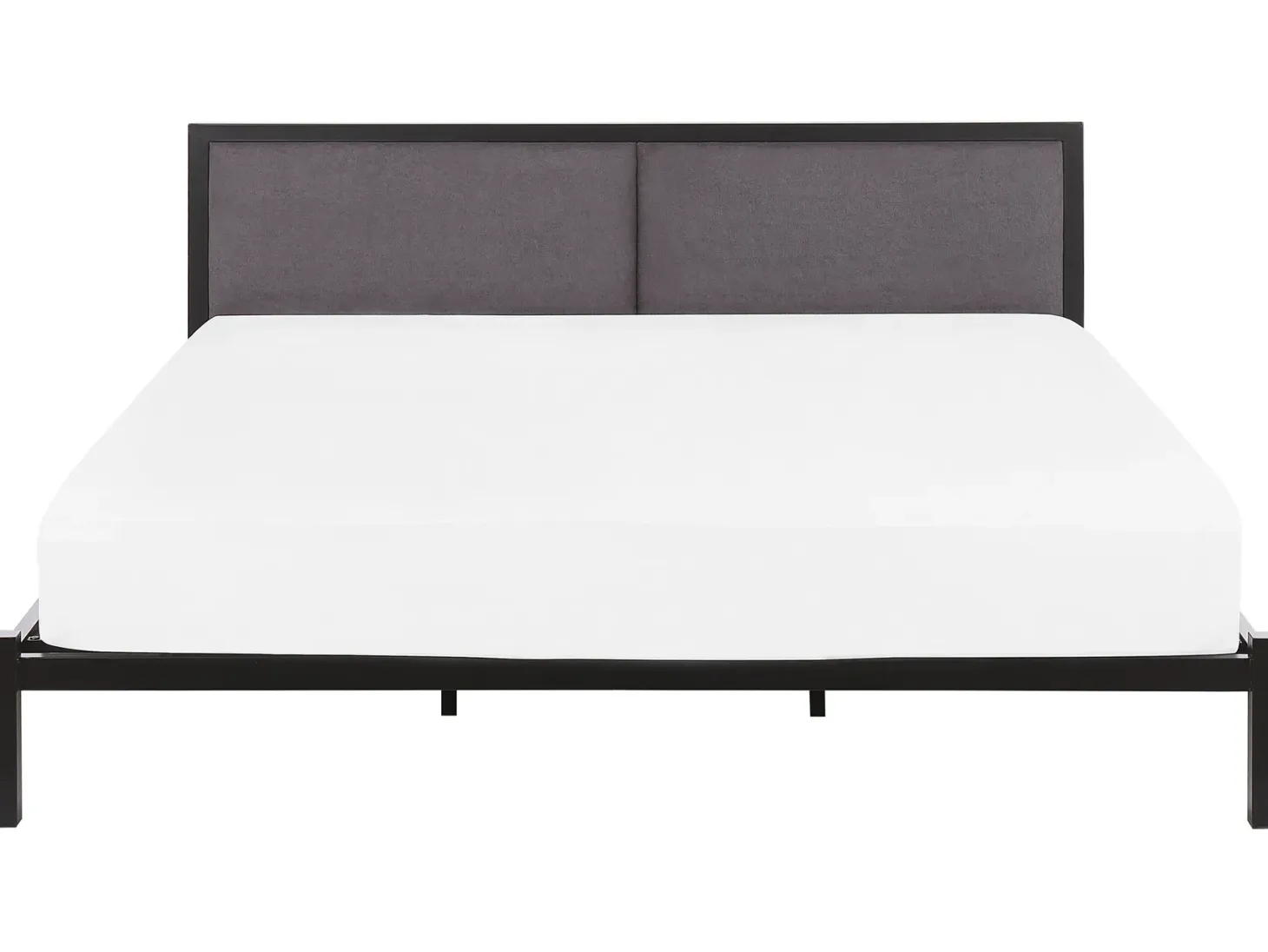 Seng Metal CLAMART 180 x 200 cm Grå