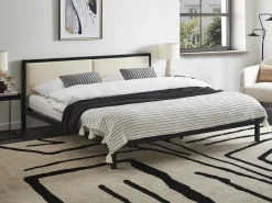 Seng Metal CLAMART 180 x 200 cm Lys Beige