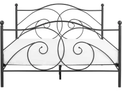 Seng Metal DINARD 160 x 200 cm Sort