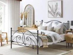 Seng Metal DINARD 160 x 200 cm Sort