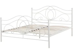 Seng Metal LYRA 160 x 200 cm Hvid