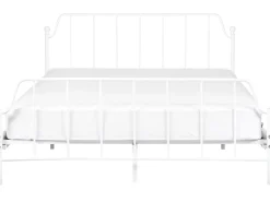 Seng Metal MAURESSAC 160 x 200 cm Hvid