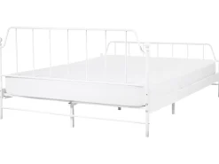 Seng Metal MAURESSAC 160 x 200 cm Hvid