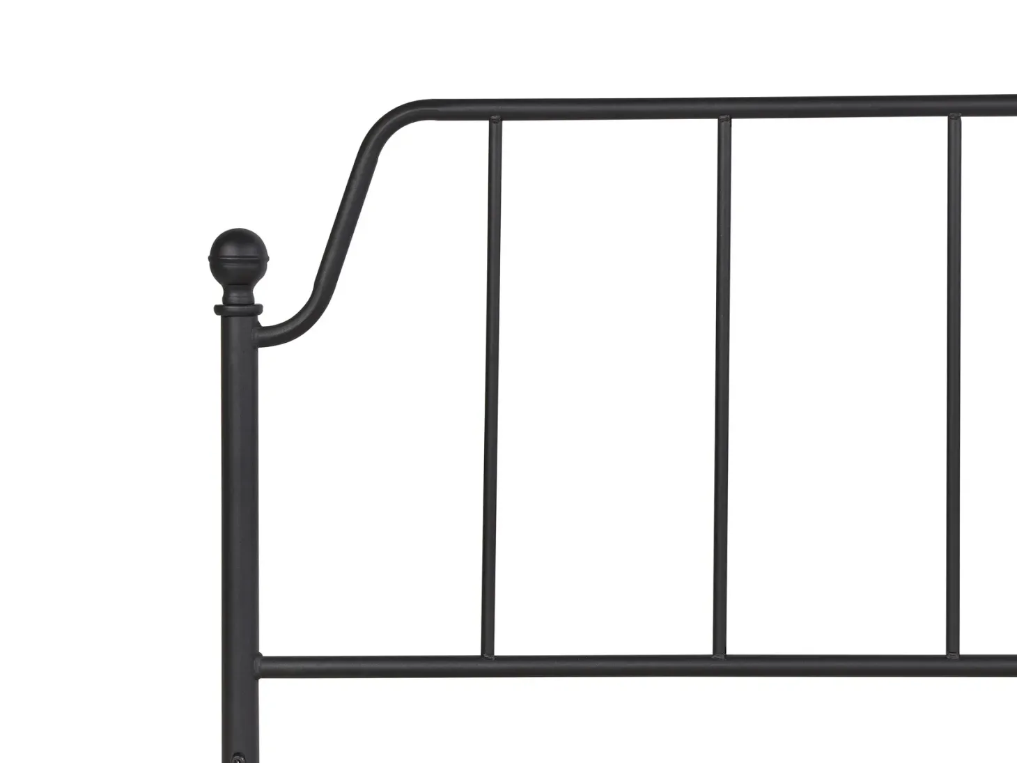 Seng Metal MAURESSAC 180 x 200 cm Sort