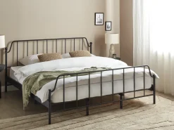 Seng Metal MAURESSAC 180 x 200 cm Sort