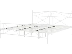 Seng Metal RODEZ 180 x 200 cm Hvid