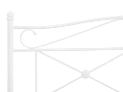 Seng Metal RODEZ 180 x 200 cm Hvid