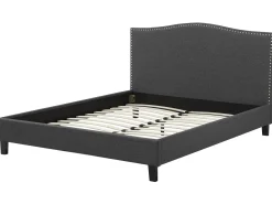 Seng MONTPELLIER 180 x 200 cm LED Hvid