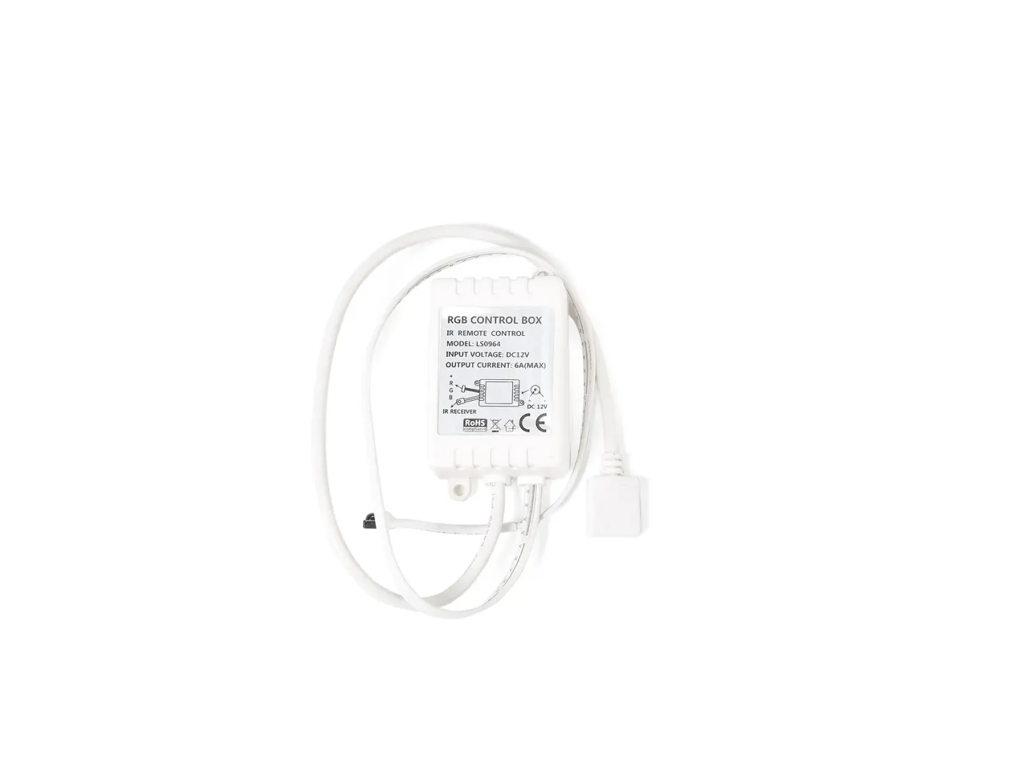 Seng MONTPELLIER 180 x 200 cm LED Multifarvet