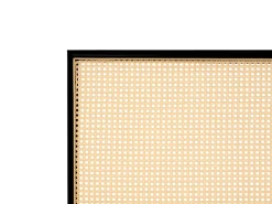 Seng PE-rattan AVANTON 140 x 200 cm Sort