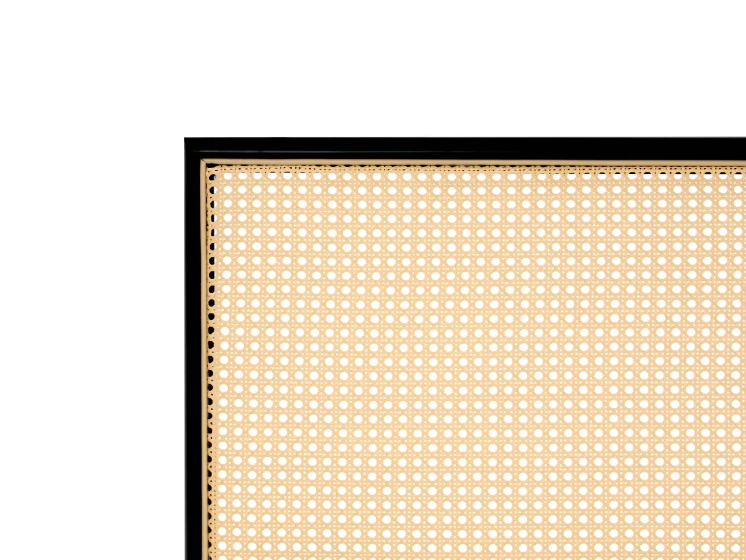 Seng PE-rattan AVANTON 140 x 200 cm Sort