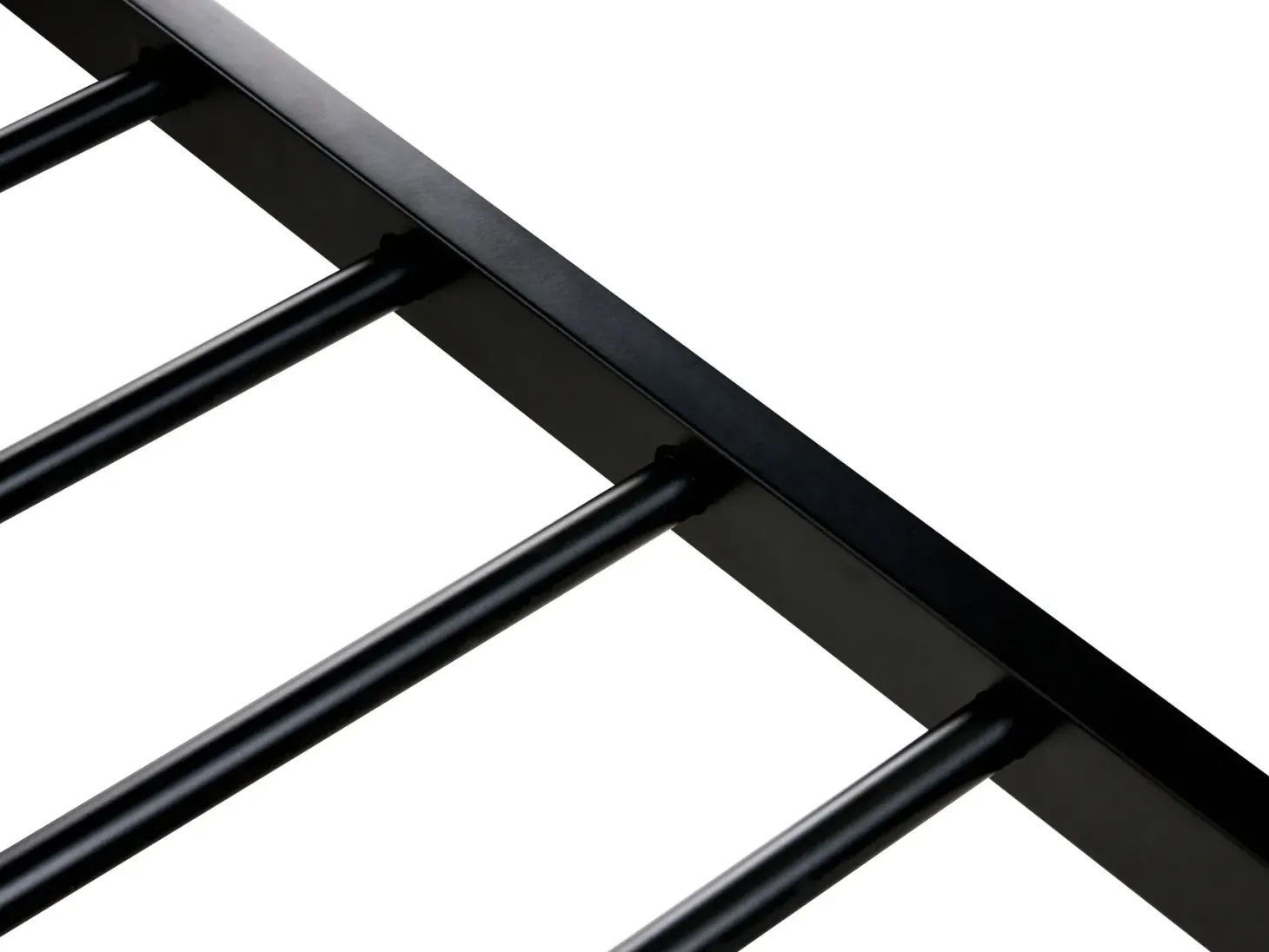 Seng PE-rattan AVANTON 140 x 200 cm Sort